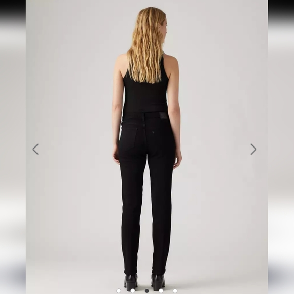 Levi's 714 Straight Jeans Black 28 x 30 Small Medium - Picture 16 of 16